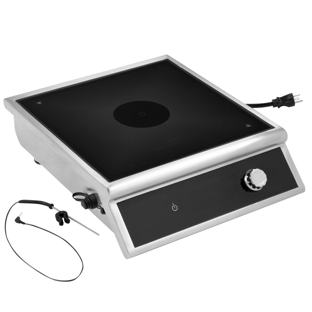 Vollrath HPI4-3800 High-Power 4-Series Induction Range with Temperature Control Probe - 208-240V, 3800W