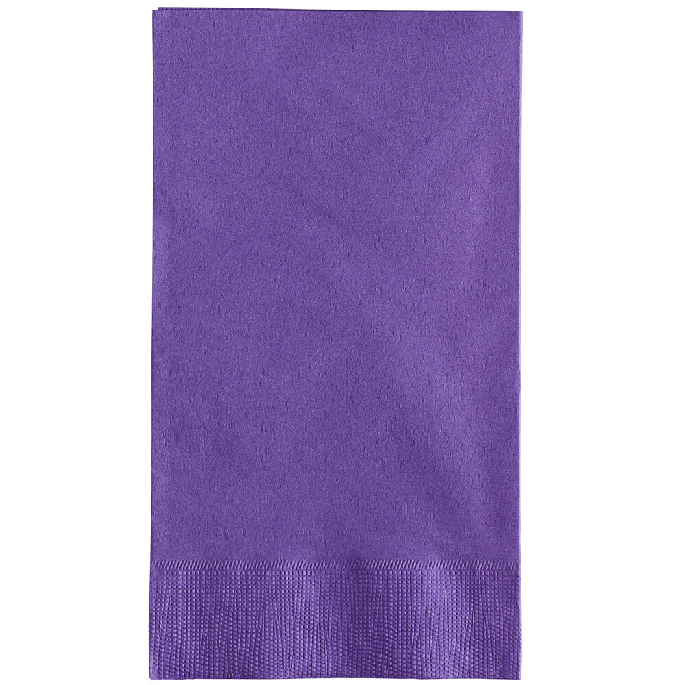 Choice 15" x 17" Purple 2-Ply Paper Dinner Napkin - 1,000/Case