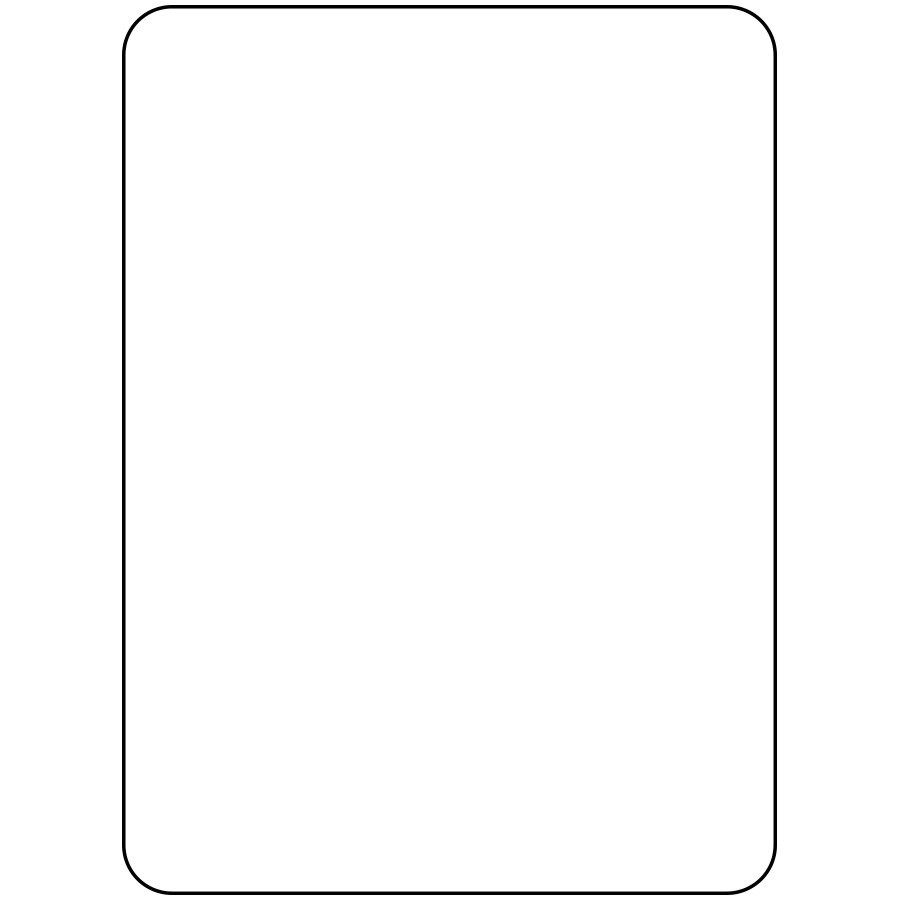 DayMark IT115737 DuraMark™ 2" x 3" Blank Permanent Direct Thermal Label - 750/Roll
