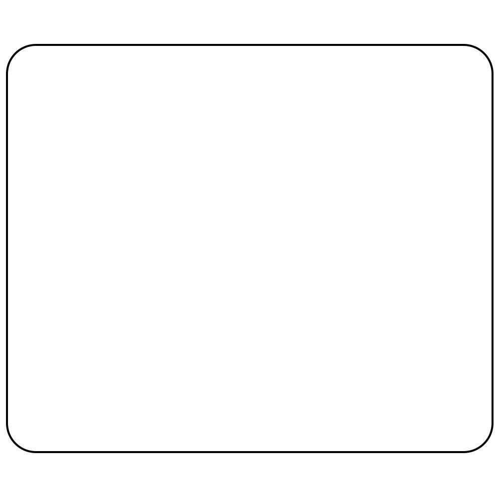 DayMark IT115739B MoveMark™ 1" x 1" Blank Removable Direct Thermal Label Roll - 24/Case