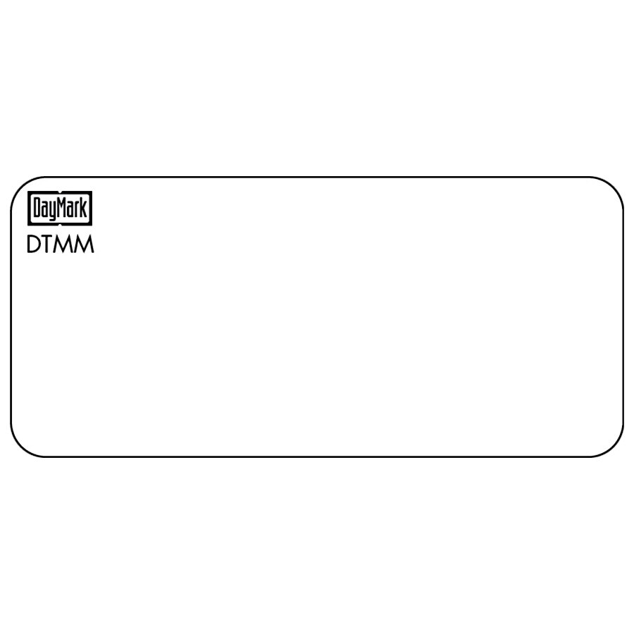 DayMark IT115740 MoveMark™ 2" x 1" Blank Removable Direct Thermal Label - 2,000/Roll