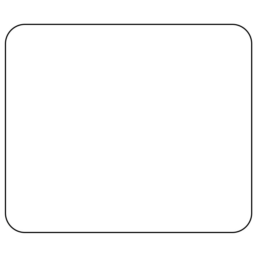 DayMark IT117005 ToughMark 1" x 1" Blank Removable / Repositionable Direct Thermal Label - 2,000/Roll