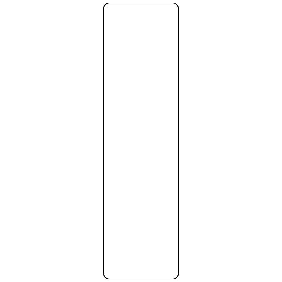 DayMark IT117814 DuraMark™ 2" x 8" Blank Permanent Direct Thermal Label - 250/Roll
