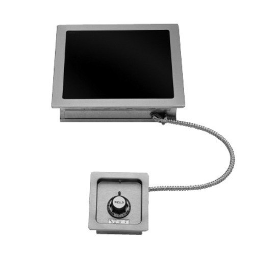 Wells 5I-HC1256-230 15" Drop-In Electric Countertop Ceramic Hot Plate - 230V, 2500W