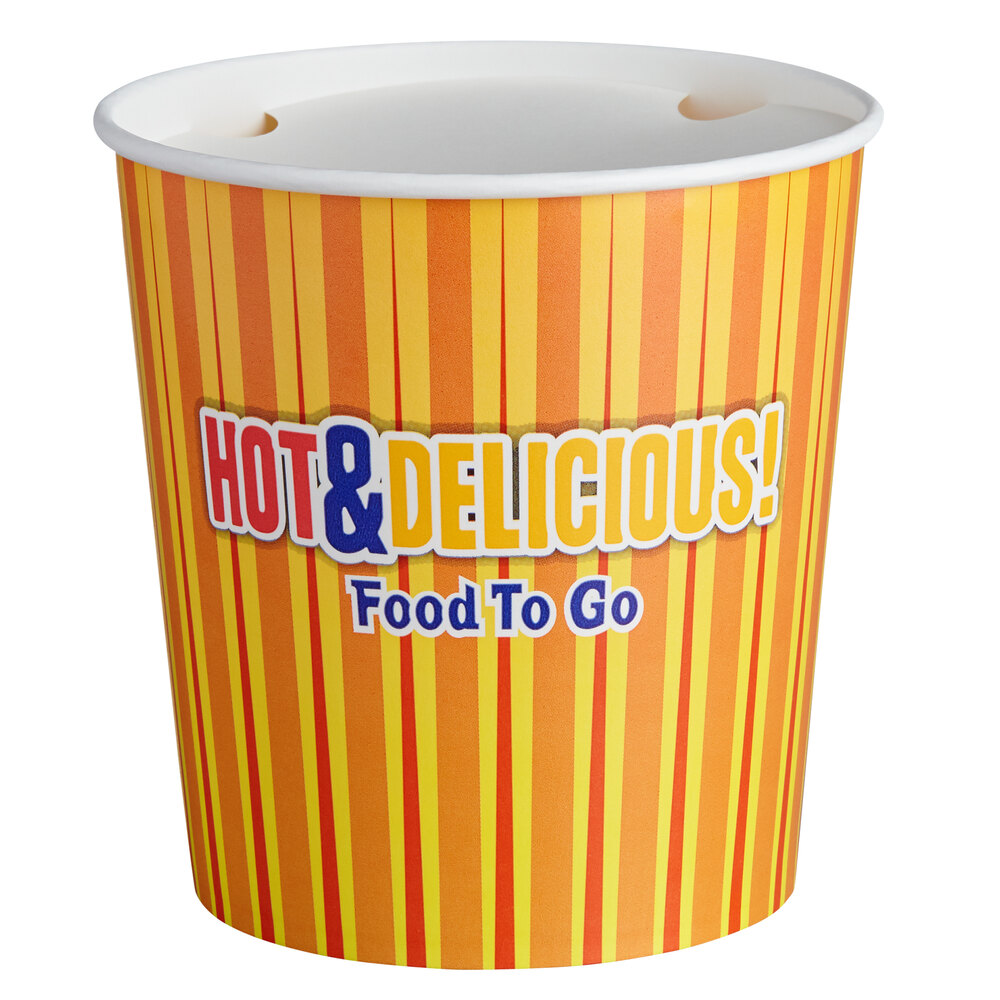 Choice 130 oz. Hot Food Bucket with Lid - 120/Case