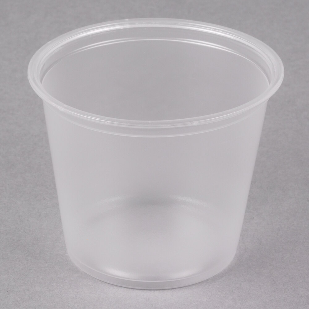 Dart Conex Complements 550PC 5.5 oz. Clear Plastic Souffle / Portion Cup - 125/Pack