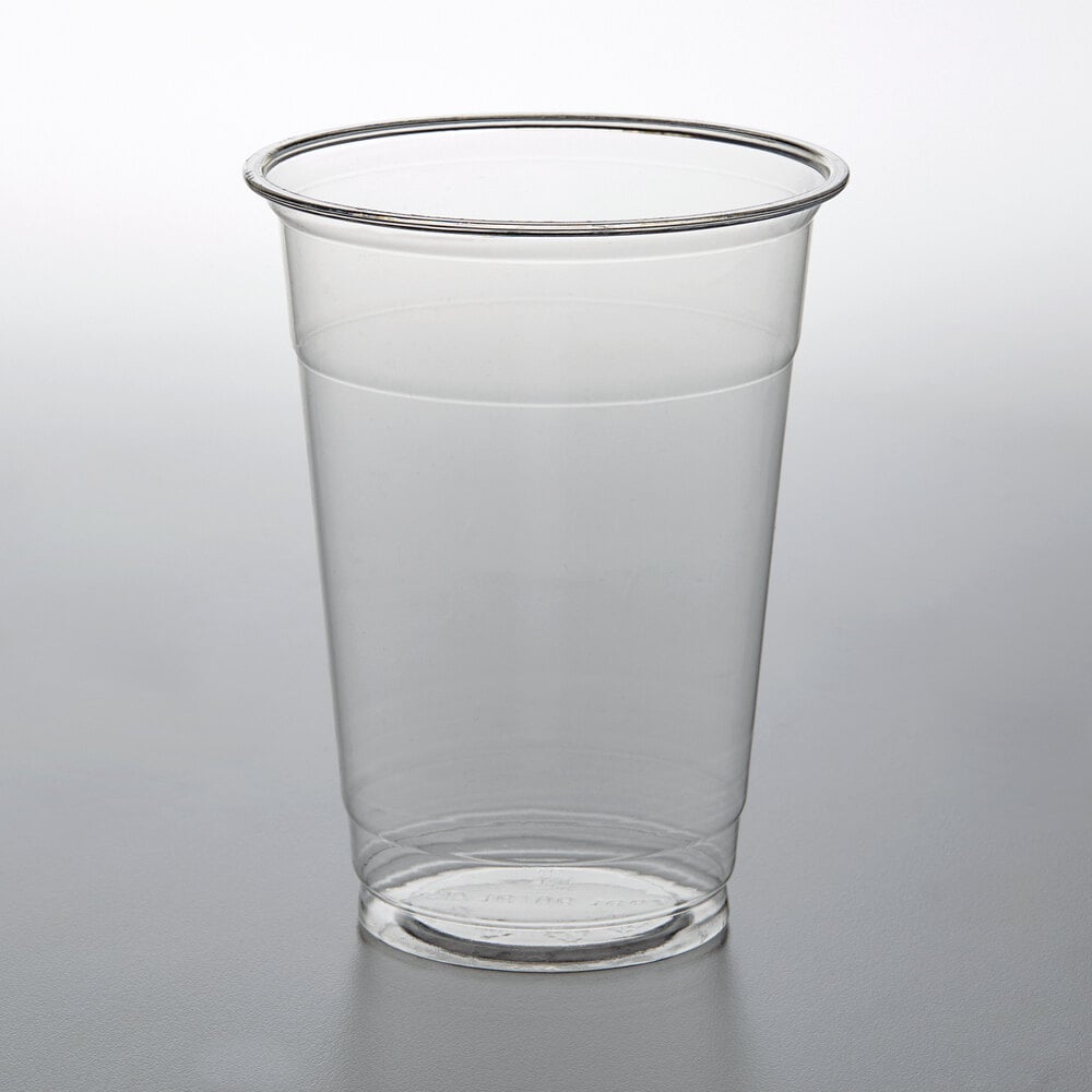 16 oz. Plastic Cold Cup - Designed for Use Without Lids - 1,000/Case