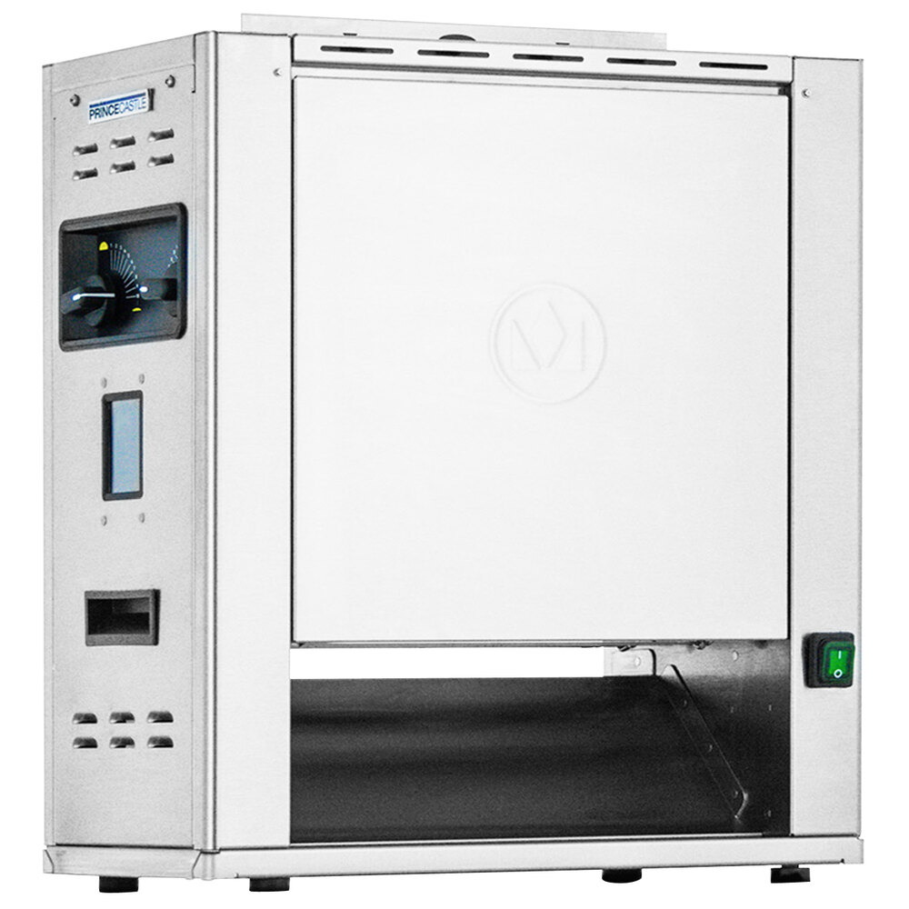 Prince Castle CTDE-WAX Extended Dual Vertical Contact Toaster with Wire Belt - 208-240V