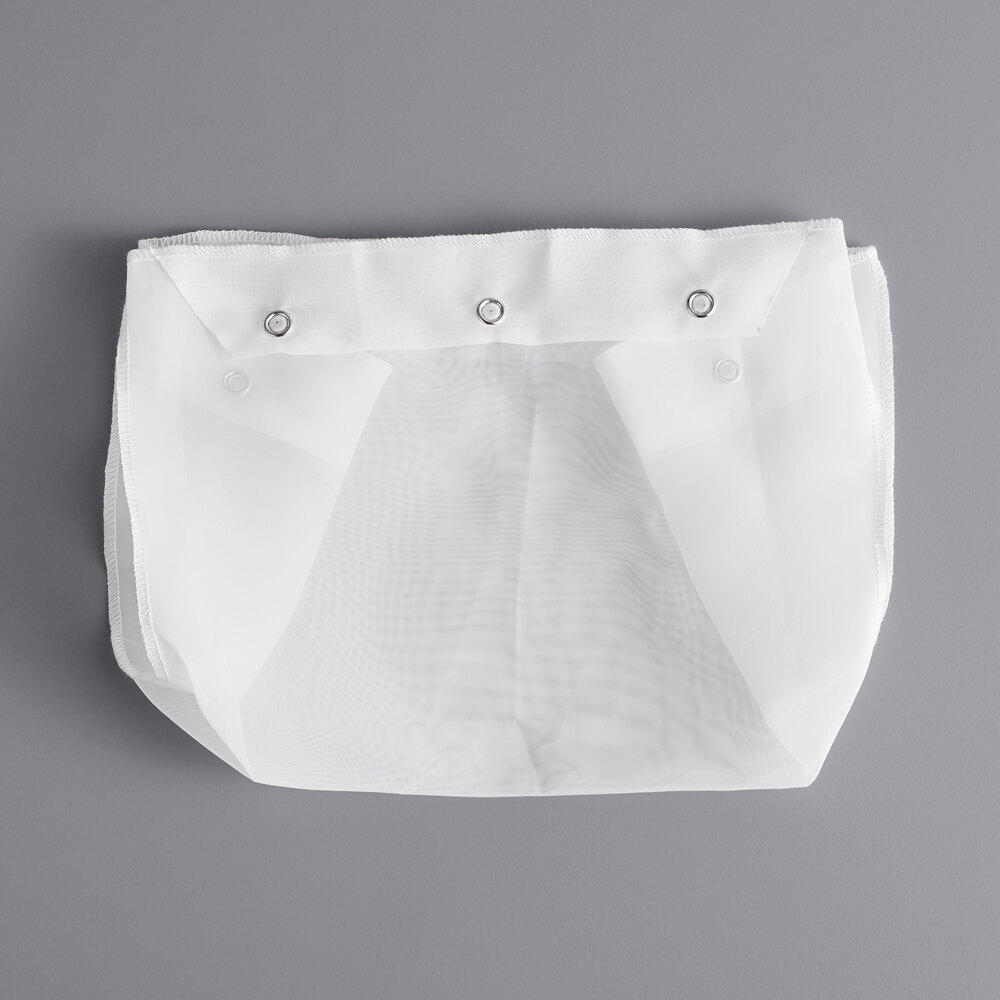 6" Deep Fryer Oil Filter Bag with Snaps