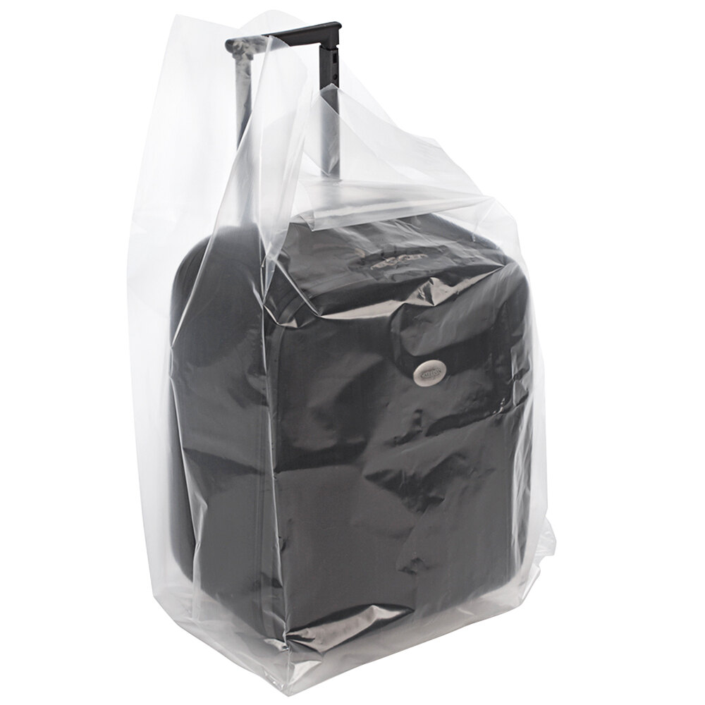 Choice 16" x 14" x 36" 3 Mil Clear Gusseted Polyethylene Bag on a Roll - 200/Roll