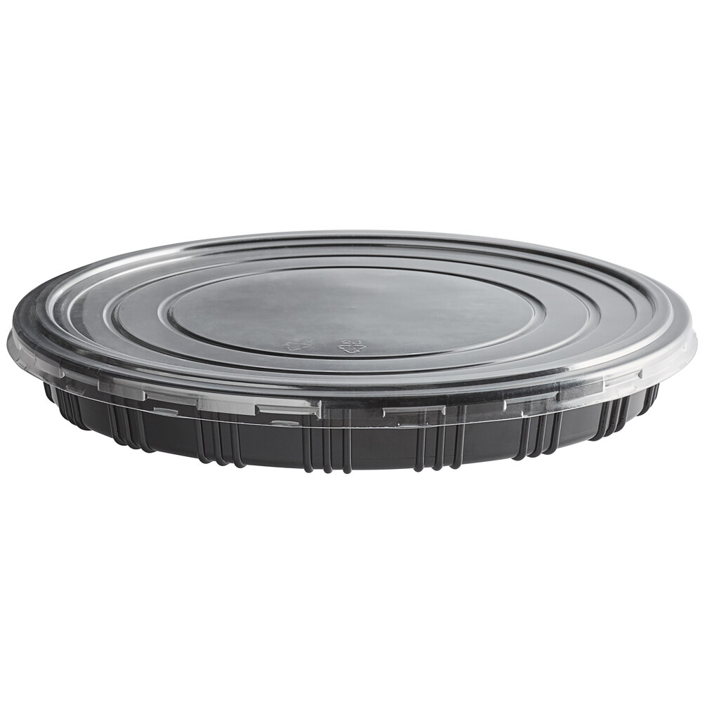 Choice 14 7/8" Round Catering Tray with Lid - 100/Case