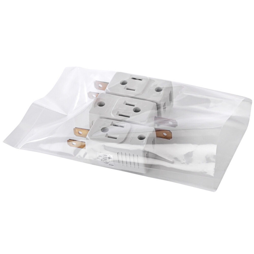 Choice TamperSafe 6" x 9" 2 Mil Clear LDPE Zip Top Bag with Perforated Tear Strip - 1,000/Case