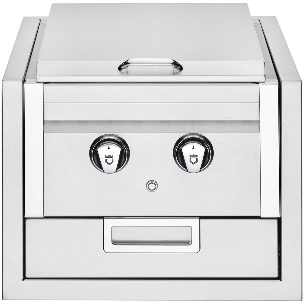 Crown Verity IBISBLP Infinite Series Liquid Propane Built-In Dual Side Burner - 30,000 BTU