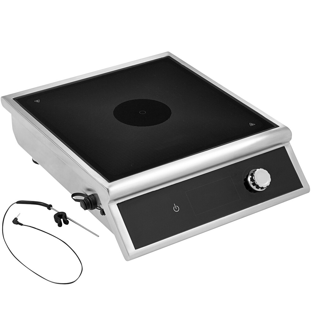 Vollrath HPI4-300004 High-Power 4-Series Induction Range with Temperature Control Probe and China Plug - 230V, 3000W (International Use Only)