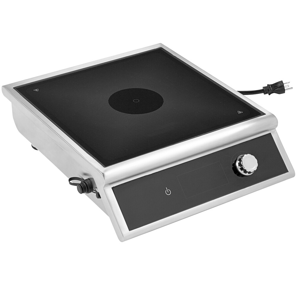 Vollrath HPI4-300003 4-Series High Power Countertop Induction Range with Temperature Control Probe and UK 13A Plug - 230V, 3000W (International Use Only)