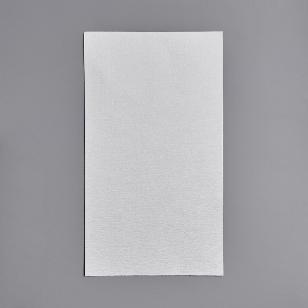 Pitco PP10612 Equivalent 13 1/2" x 24" Heavy-Duty Flat Style Filter Paper - 100/Box