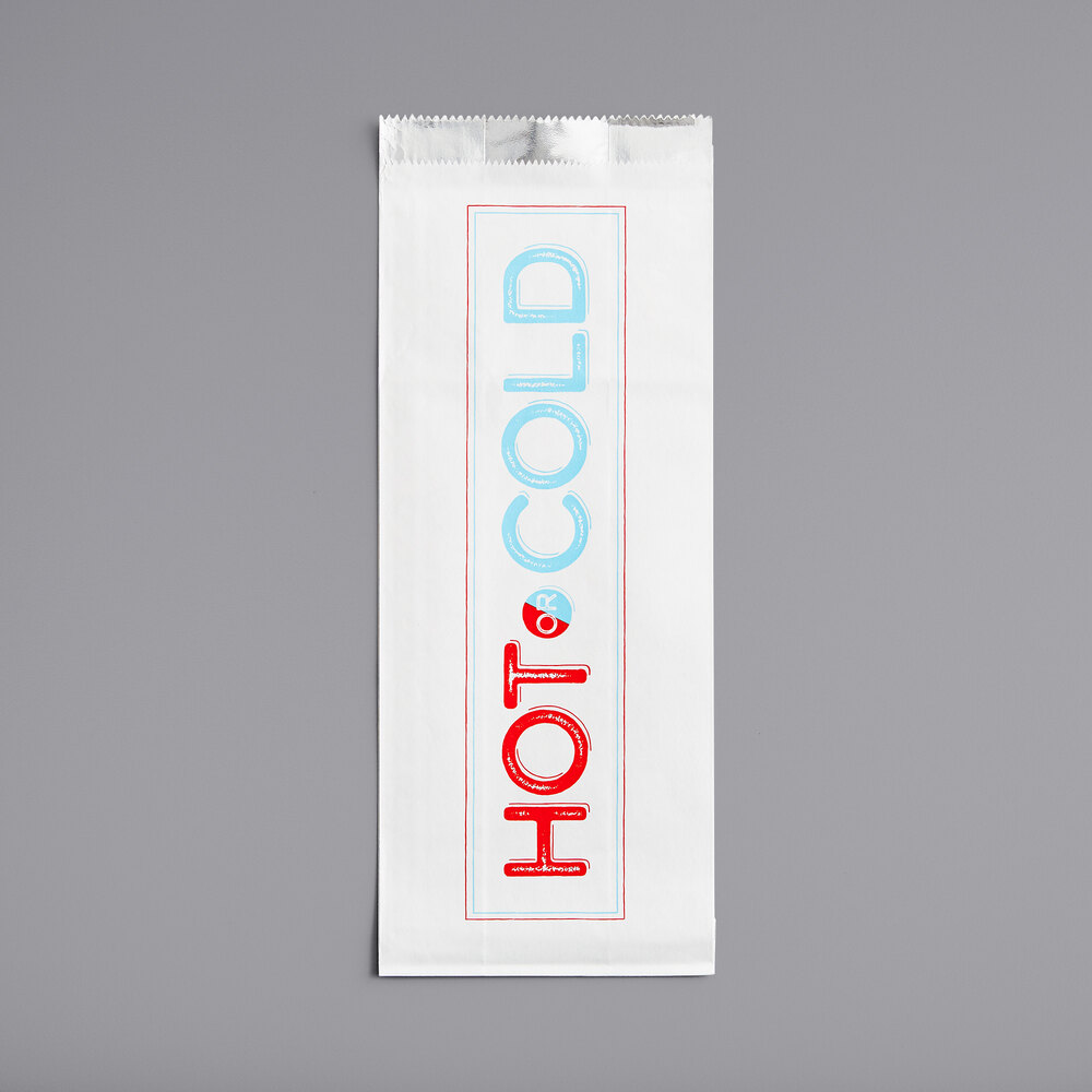 Choice Quart Size Insulated Foil Take Out Bag for Hot / Cold Food - 1,000/Case