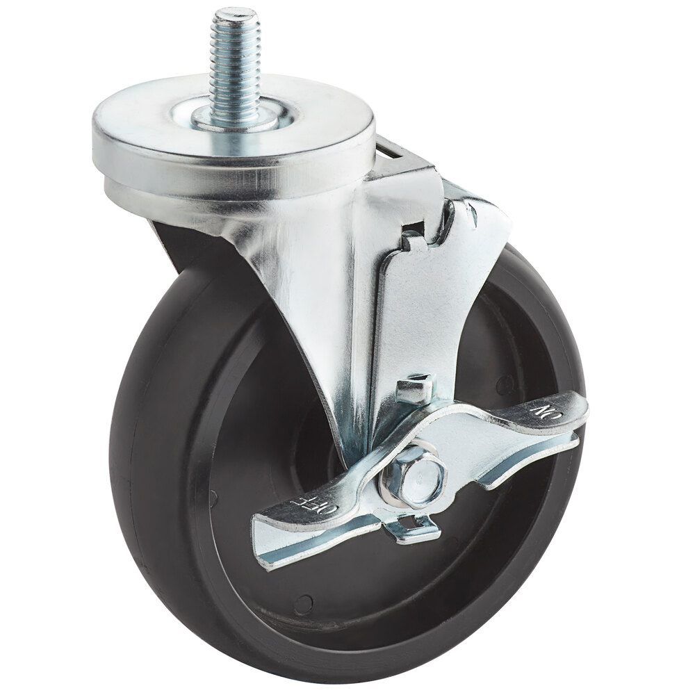 6" Swivel Stem Caster with Brake for Beverage-Air Equipment