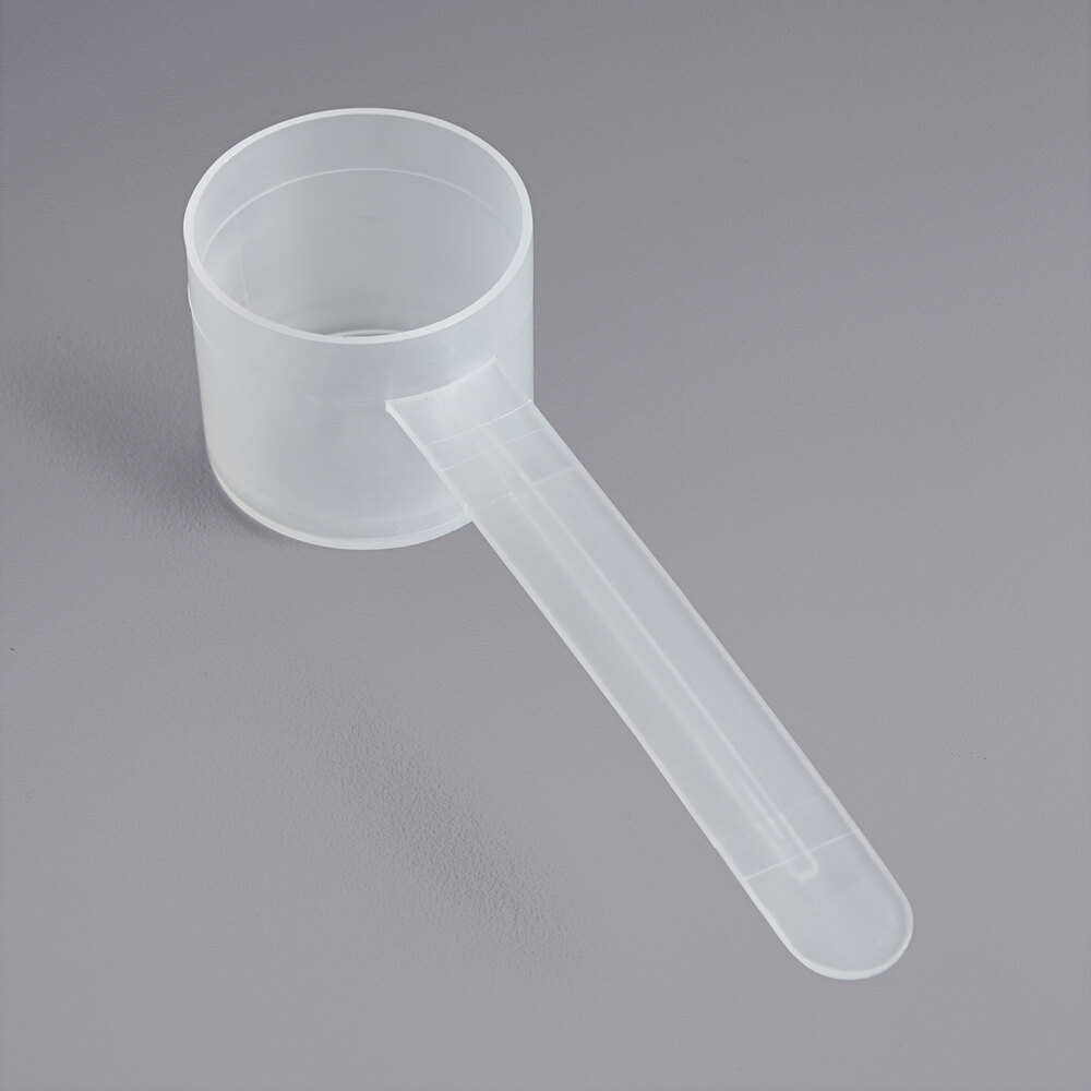 25 cc Polypropylene Scoop with Long Handle - 50/Pack