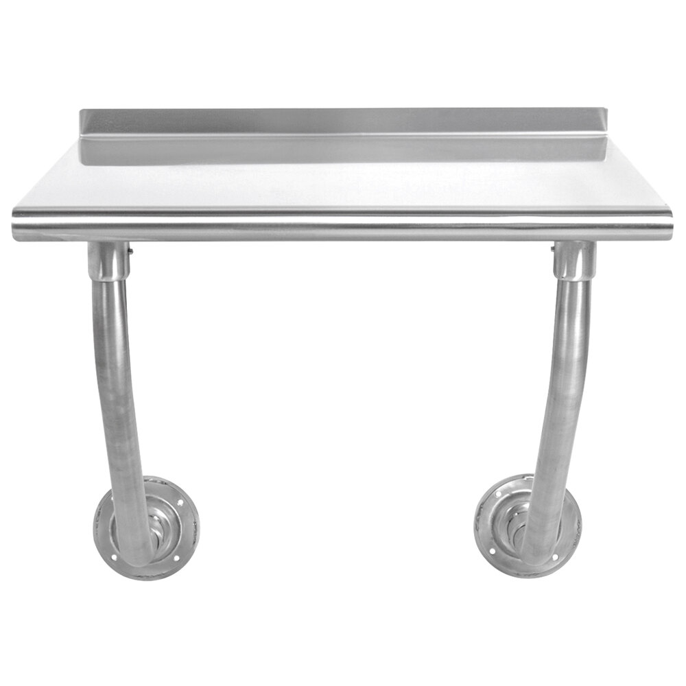Advance Tabco FSS-W-300 30" x 30" Stainless Steel Wall Mounted Table