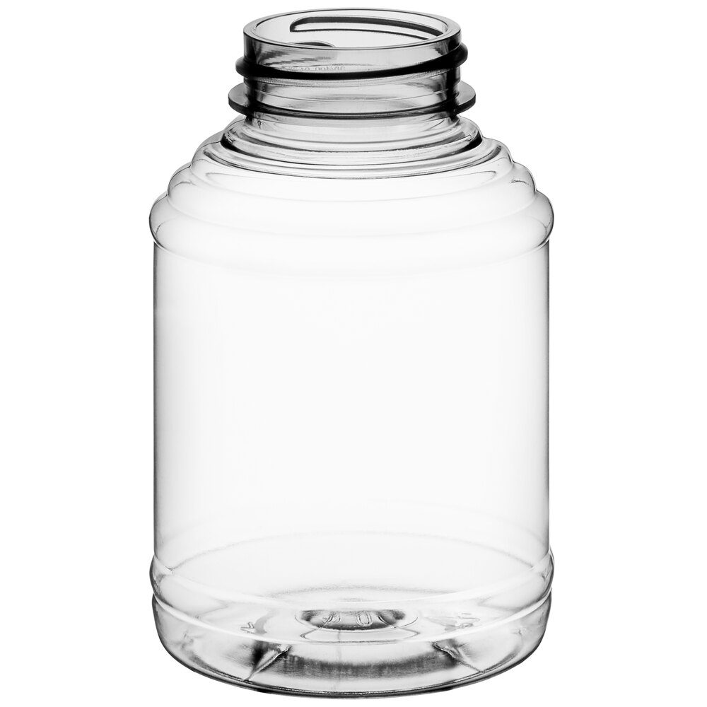 8 oz. (12 oz. Honey Weight) Skep PET Sauce / Honey Bottle - 400/Case