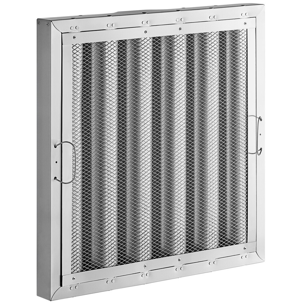 20"(H) x 20"(W) x 2"(T) Stainless Steel Hood Filter with Spark Arrestor