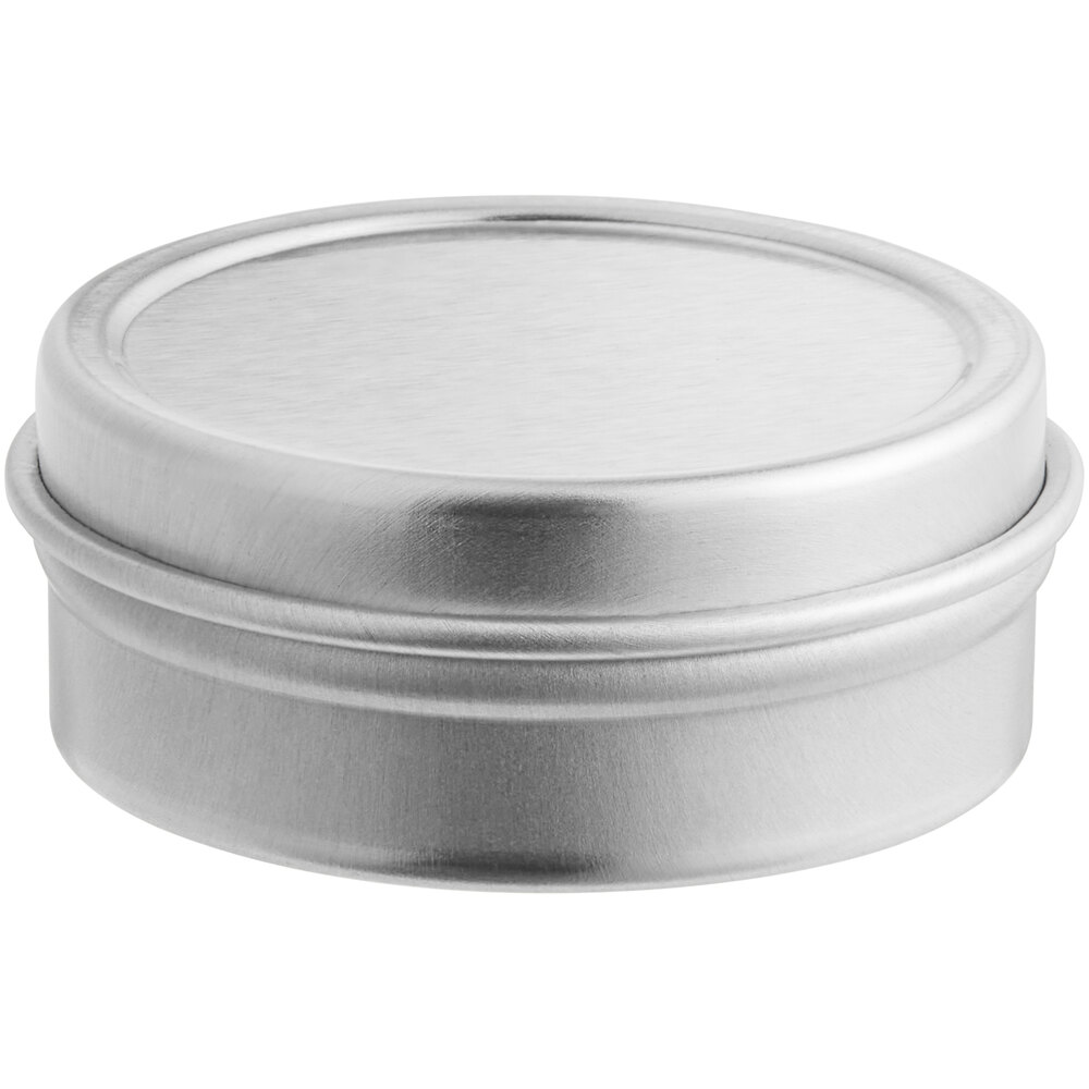 0.25 oz. Silver Flat Tin with Slip Cover - 3,600/Case