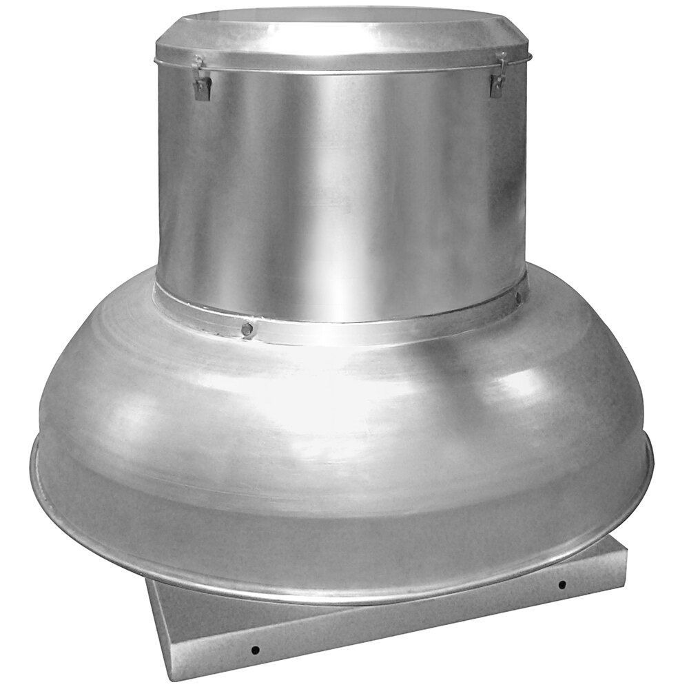 Canarm 12 1/4" Variable Speed Capable Downblast Direct Drive Aluminum Exhaust Fan ALX120-DD033V - 1,300 CFM, 1,650 RPM, 120/240V, 1 Phase