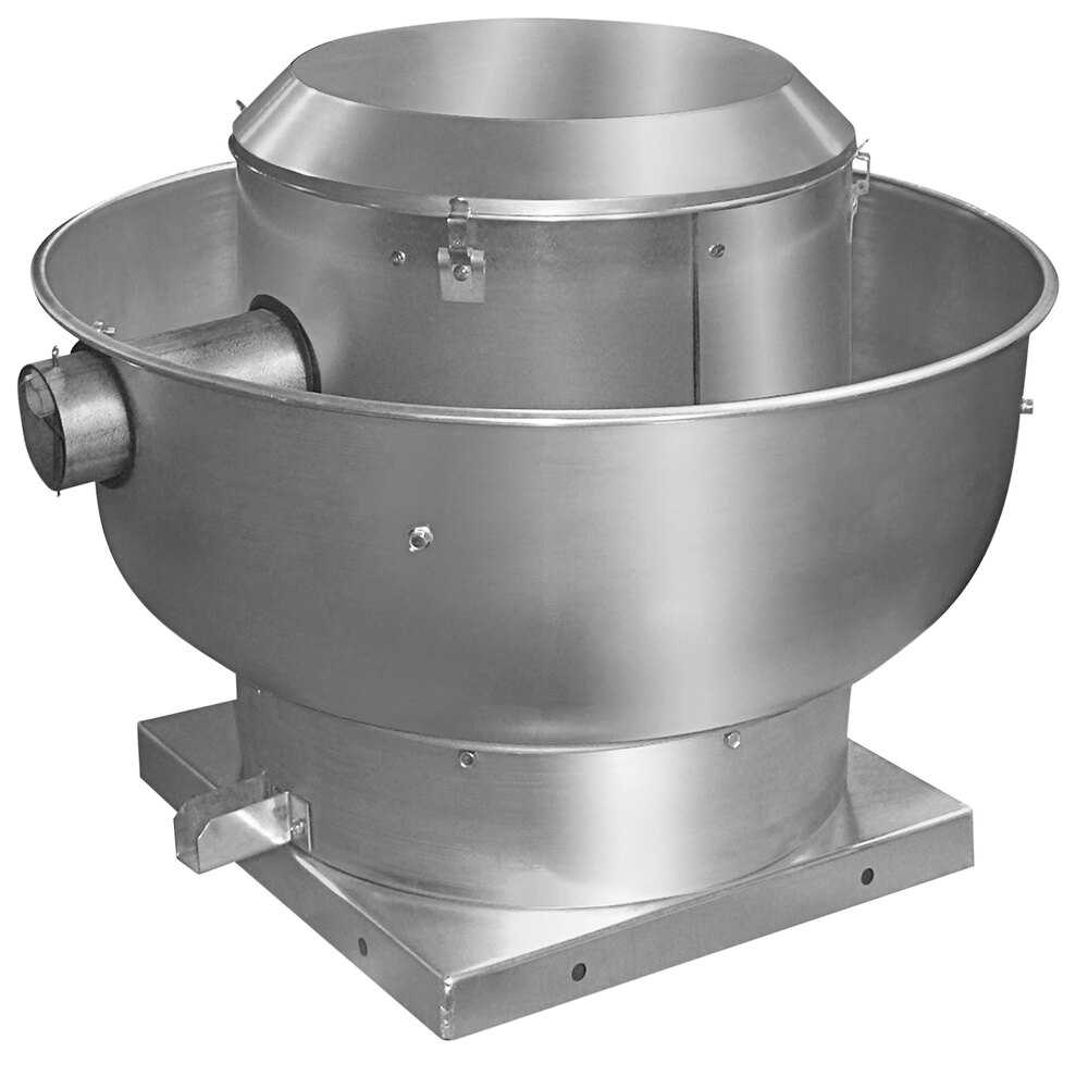 Canarm 16 1/2" Variable Speed Upblast Direct-Drive Aluminum Exhaust Fan ALX165-UD100EC - 2,974 CFM, 1 Phase, 1 hp