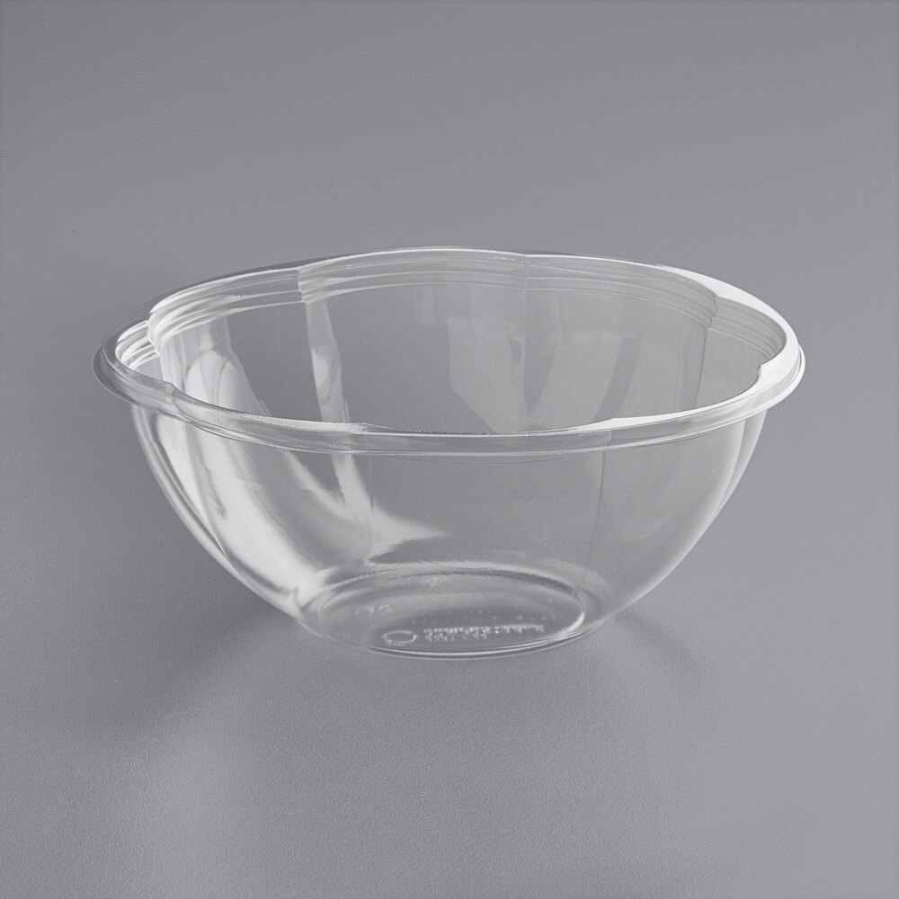 World Centric 24 oz. Compostable Clear PLA Deli Bowl - 600/Case