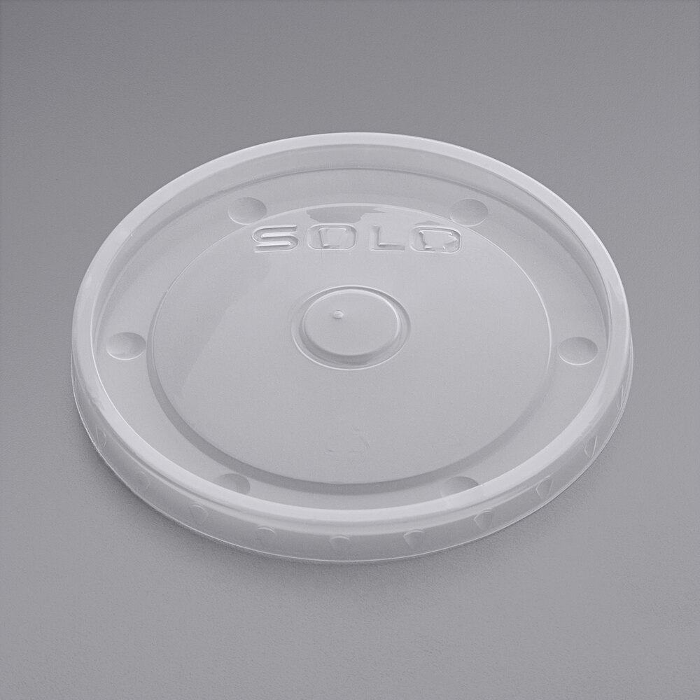 Solo Clear Vented Food Cup Lid 12 oz. - 1,000/Case