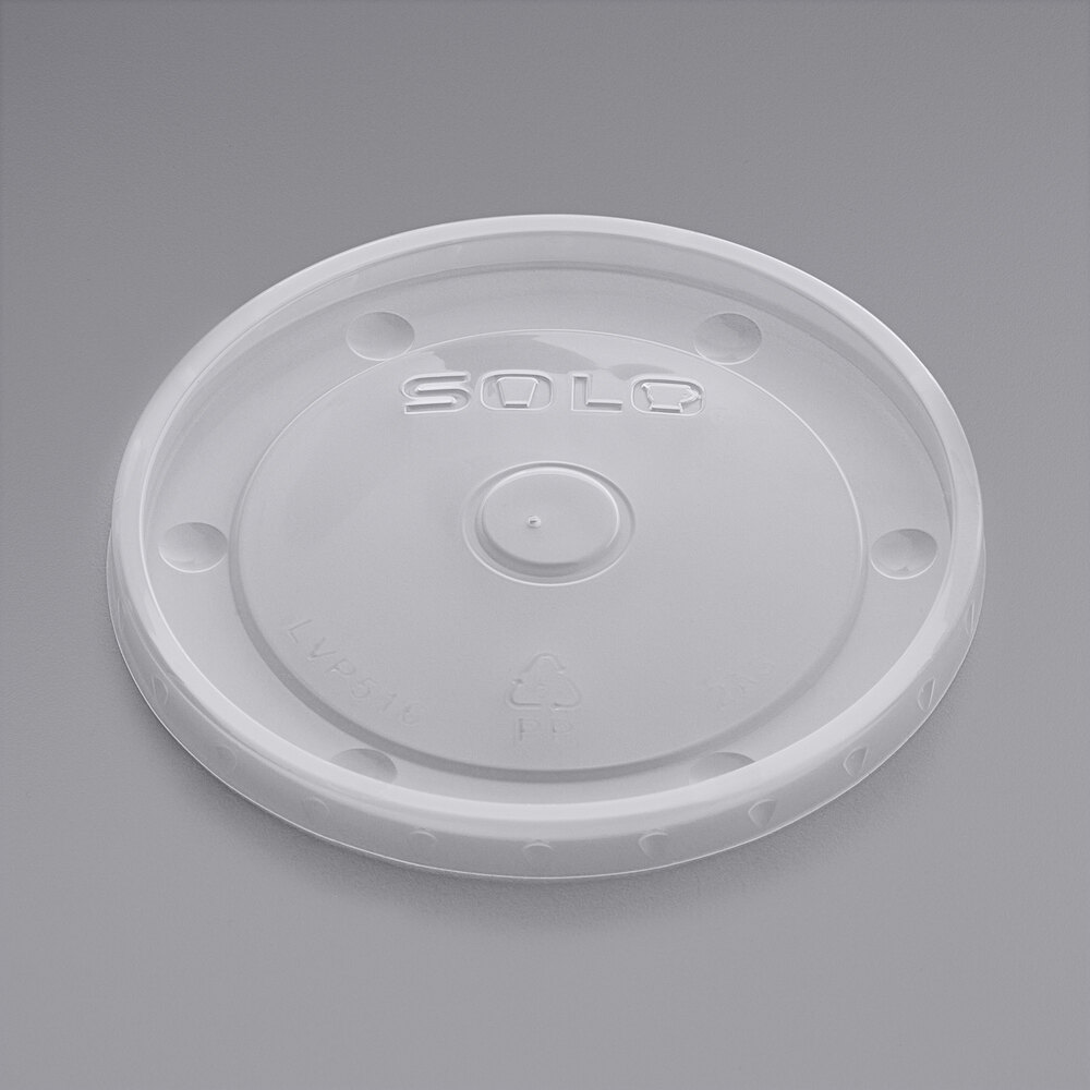 Solo Clear Vented Food Cup Lid 16 oz. - 1,000/Case