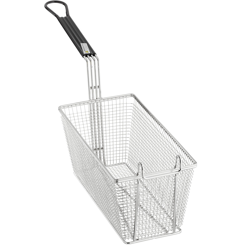 Cooking Performance Group 351FB1366 13 1/4" x 6 1/2" x 5 7/8" Fryer Basket for FFOP50 Fryers