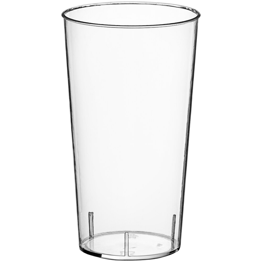 Visions Clear Round Plastic Mini Cup 2.5 oz. - 10/Case