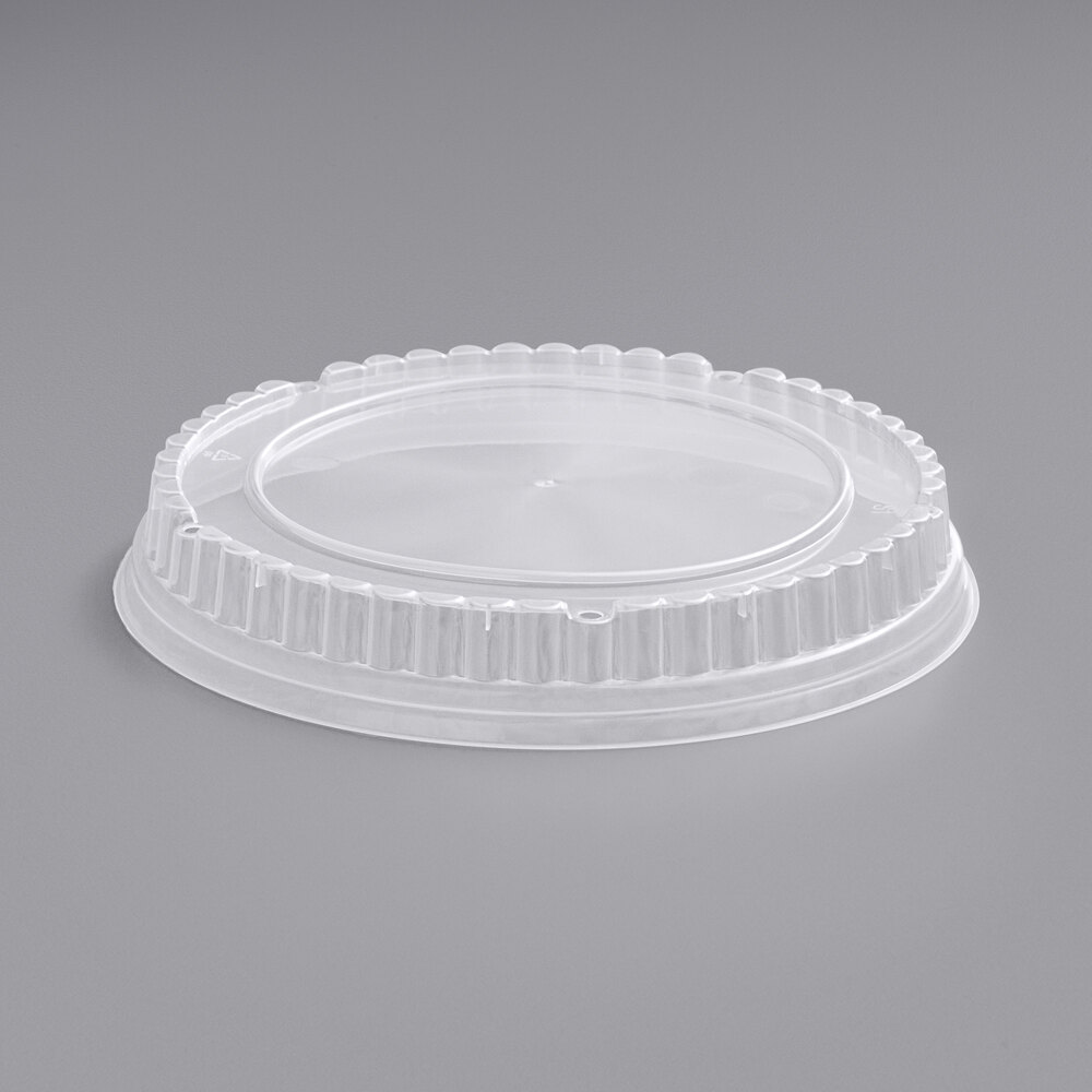 Inno-Pak 42/44/54/85 oz. Clear Polypropylene Dome Food Bucket Lid - 360/Case