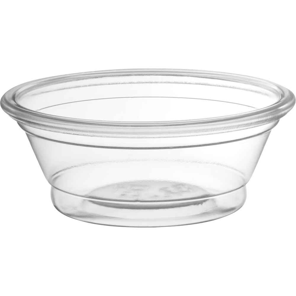 Choice 0.5 oz. Clear Plastic Souffle Cup / Portion Cup - 2,500/Case