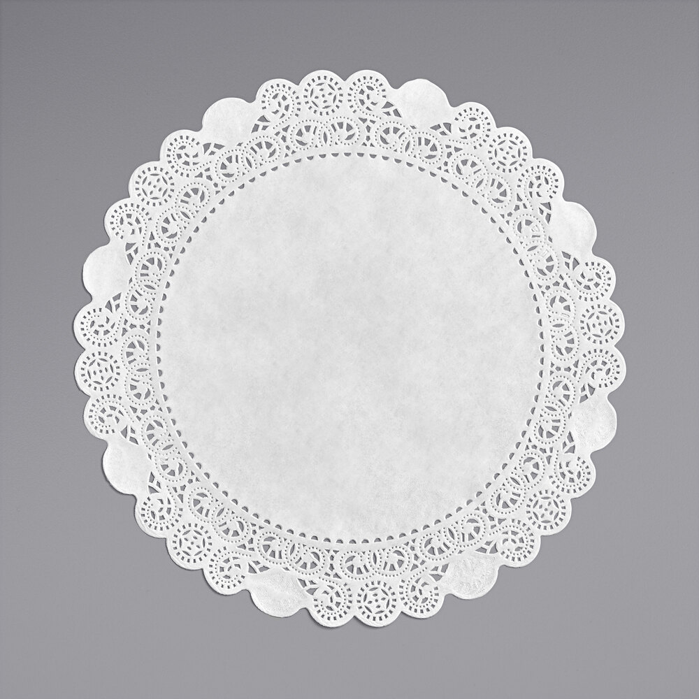 14" Lace Normandy Grease Proof Doilies - 250/Case