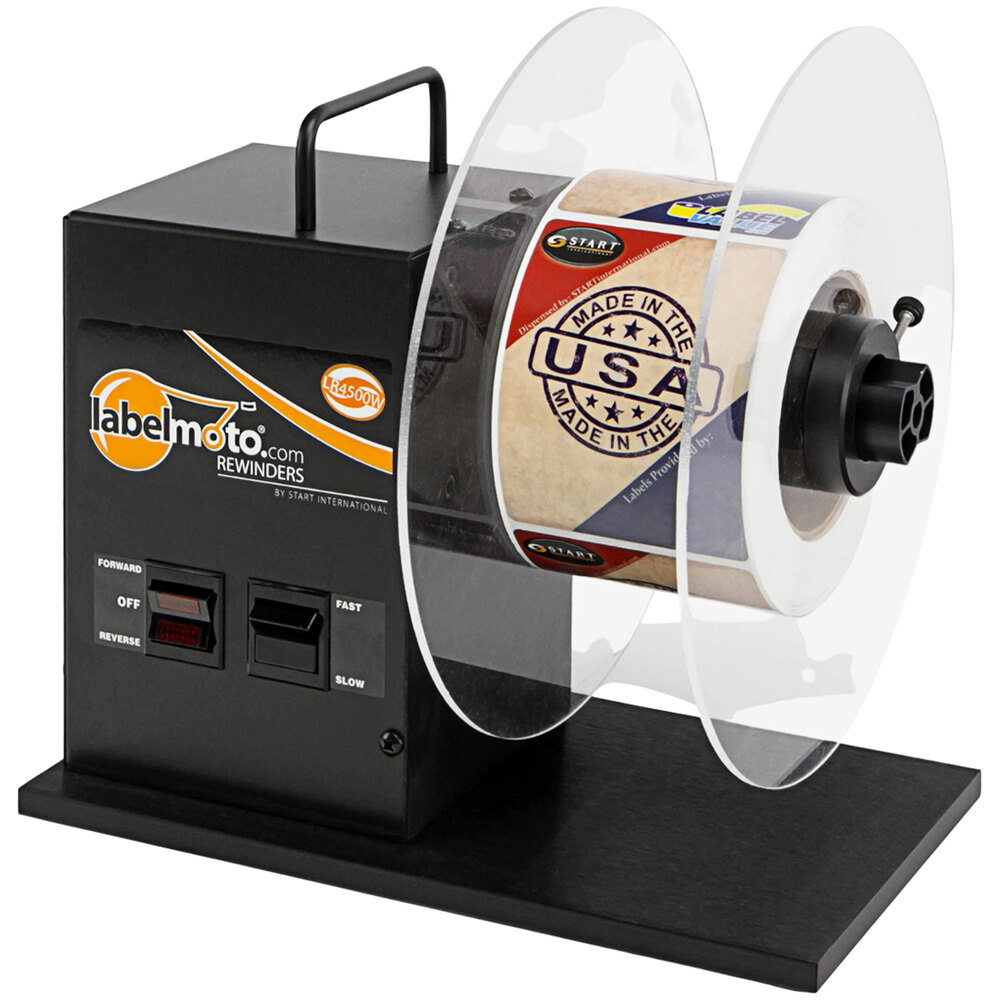 Start International LR4500W Bidirectional Label Rewinder 7"