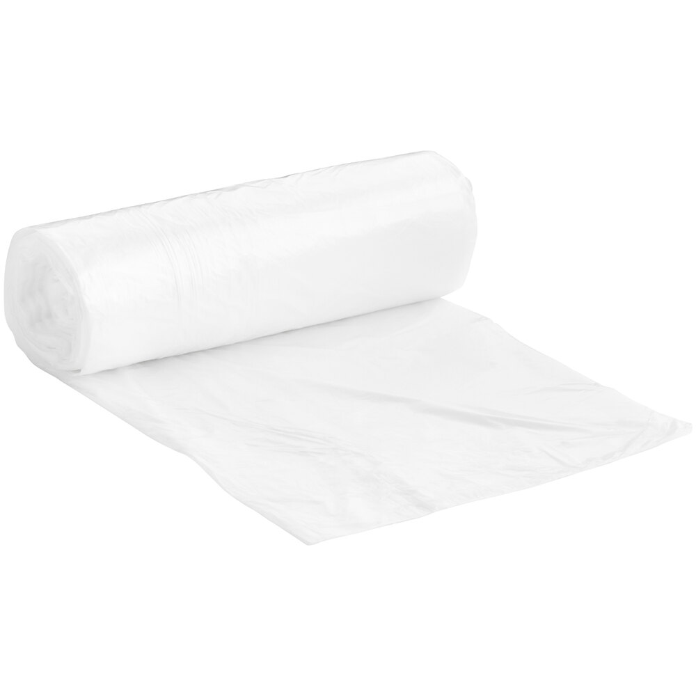 Lavex 7-10 Gallon 6 Micron 24" x 24" High Density Janitorial Can Liner / Trash Bag - 1,000/Case