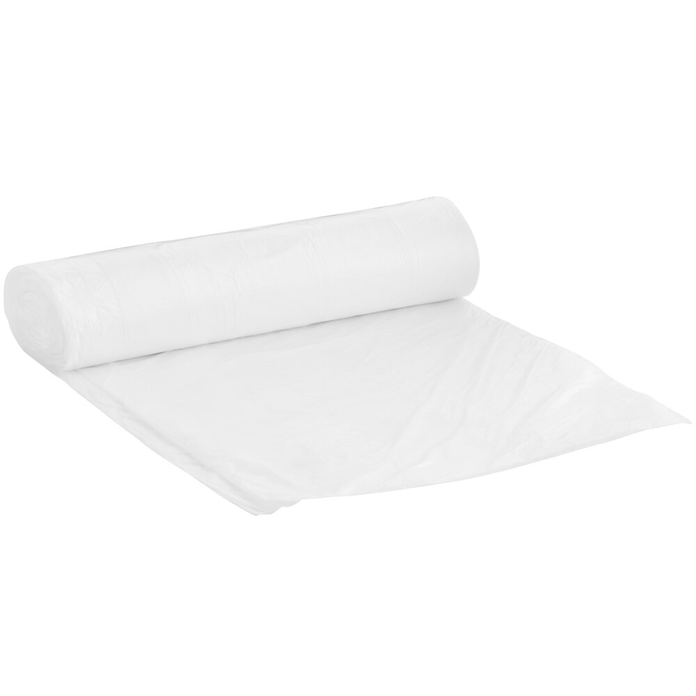 Lavex 56 Gallon 16 Micron 43" x 48" High Density Janitorial Can Liner / Trash Bag - 200/Case