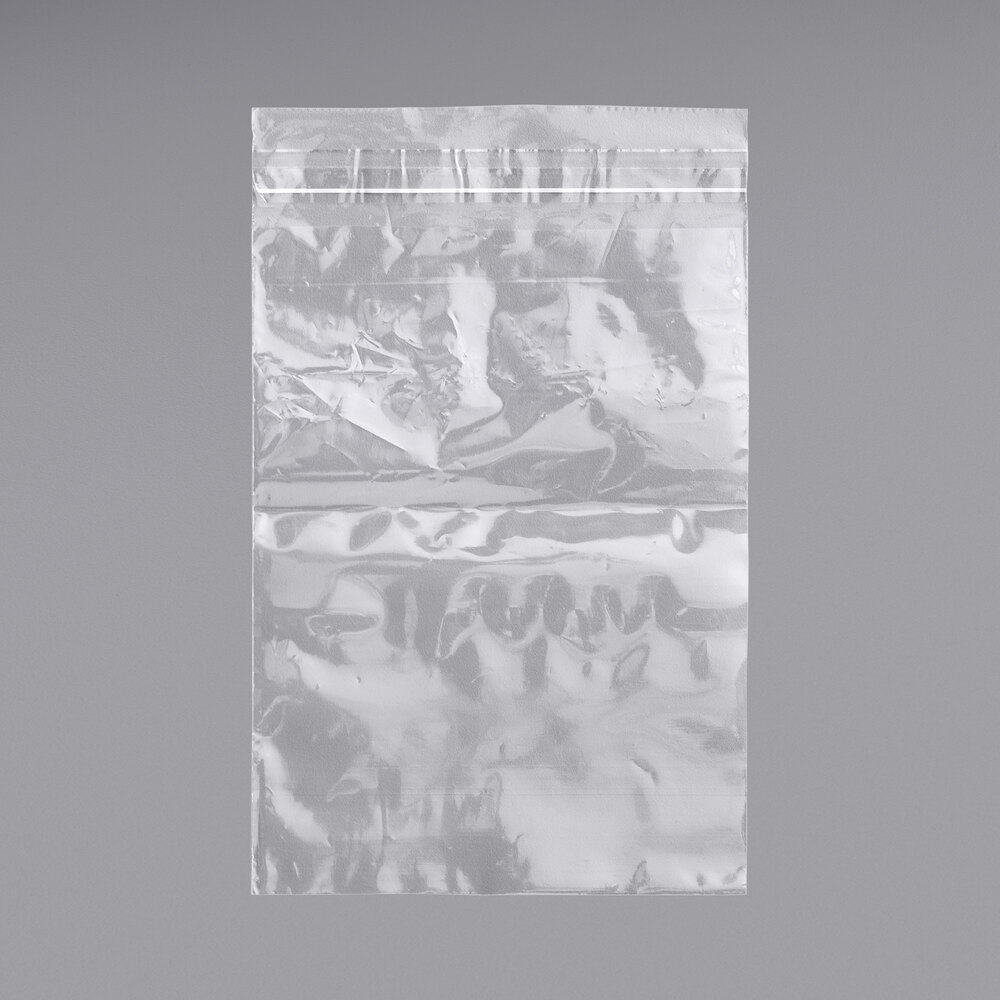 Choice 10" x 13" 1.6 Mil Polypropylene Lip and Tape Resealable Cookie Bag - 1,000/Case