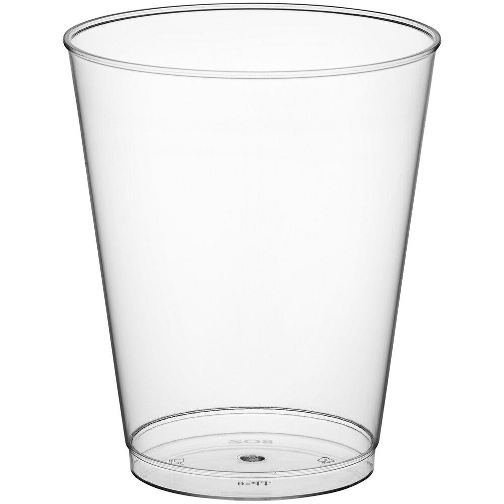 Visions 7 oz. Clear Disposable Plastic Tumbler - 20/Pack