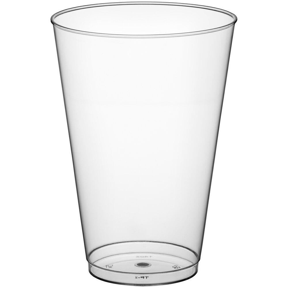 Visions 14 oz. Clear Disposable Plastic Tumbler - 20/Pack