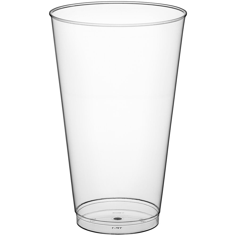 Visions 16 oz. Clear Disposable Plastic Tumbler - 500/Case