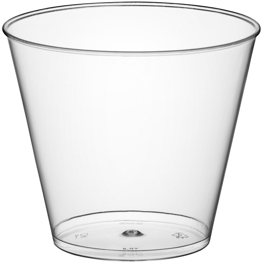 Visions 5 oz. Clear Disposable Plastic Tumbler - 20/Pack