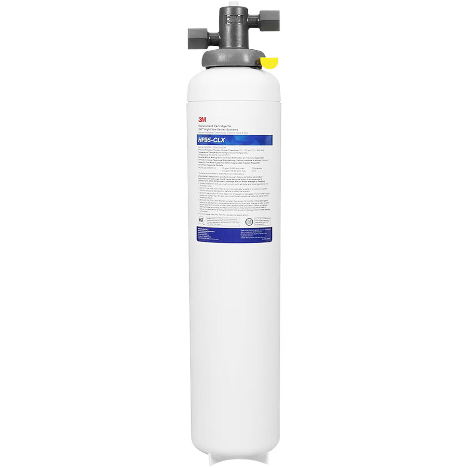 3M Water Filtration Products 5625804 High Flow Series HF195-CLX Water Filtration System - 5 Micron Rating and 5 GPM
