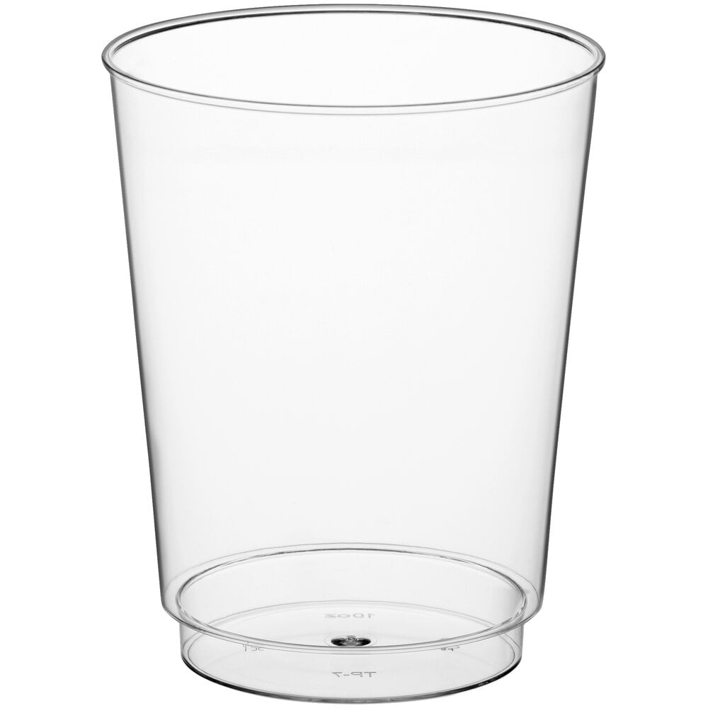 Visions 10 oz. Clear Disposable Plastic Tumbler - 500/Case