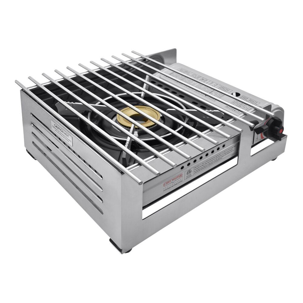 Chef Master 90217 7 3/16" x 14 1/2" x 12" Stainless Steel Butane Stove Cover