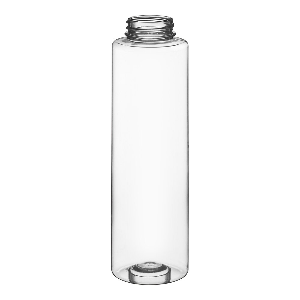16 oz. (24 oz. Honey Weight) Cylinder PET Sauce Bottle - 180/Case