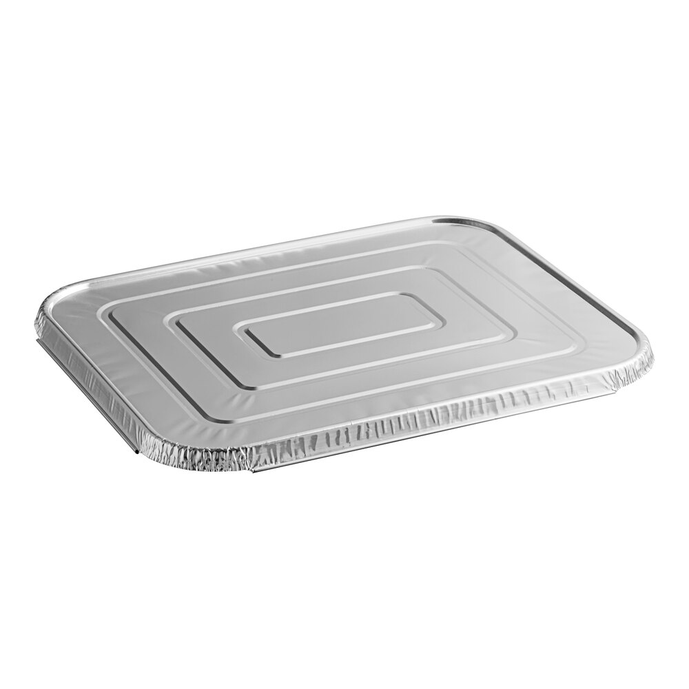 Western Plastics Half Size Foil Steam Table Pan Lid - 100/Case